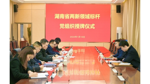 我校党委荣获”湖南省两新领域标杆党组织”称号